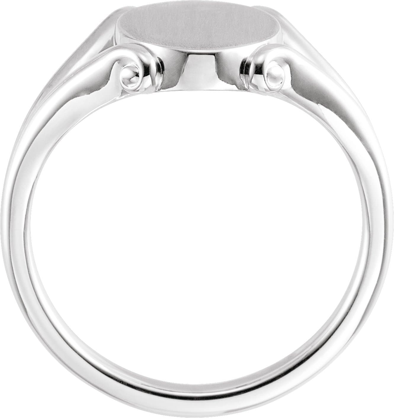 Oval Signet Ring view 2