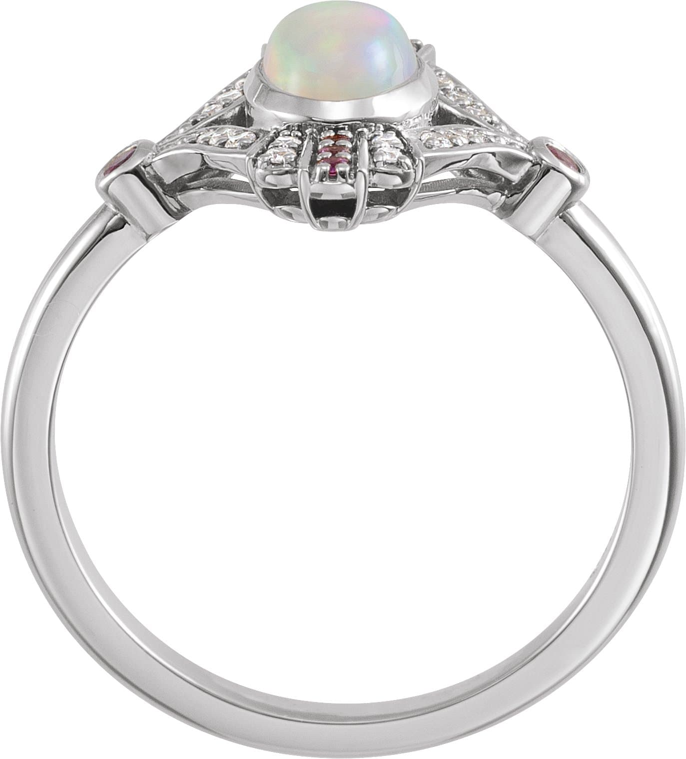 Accented Cabochon Ring view 2