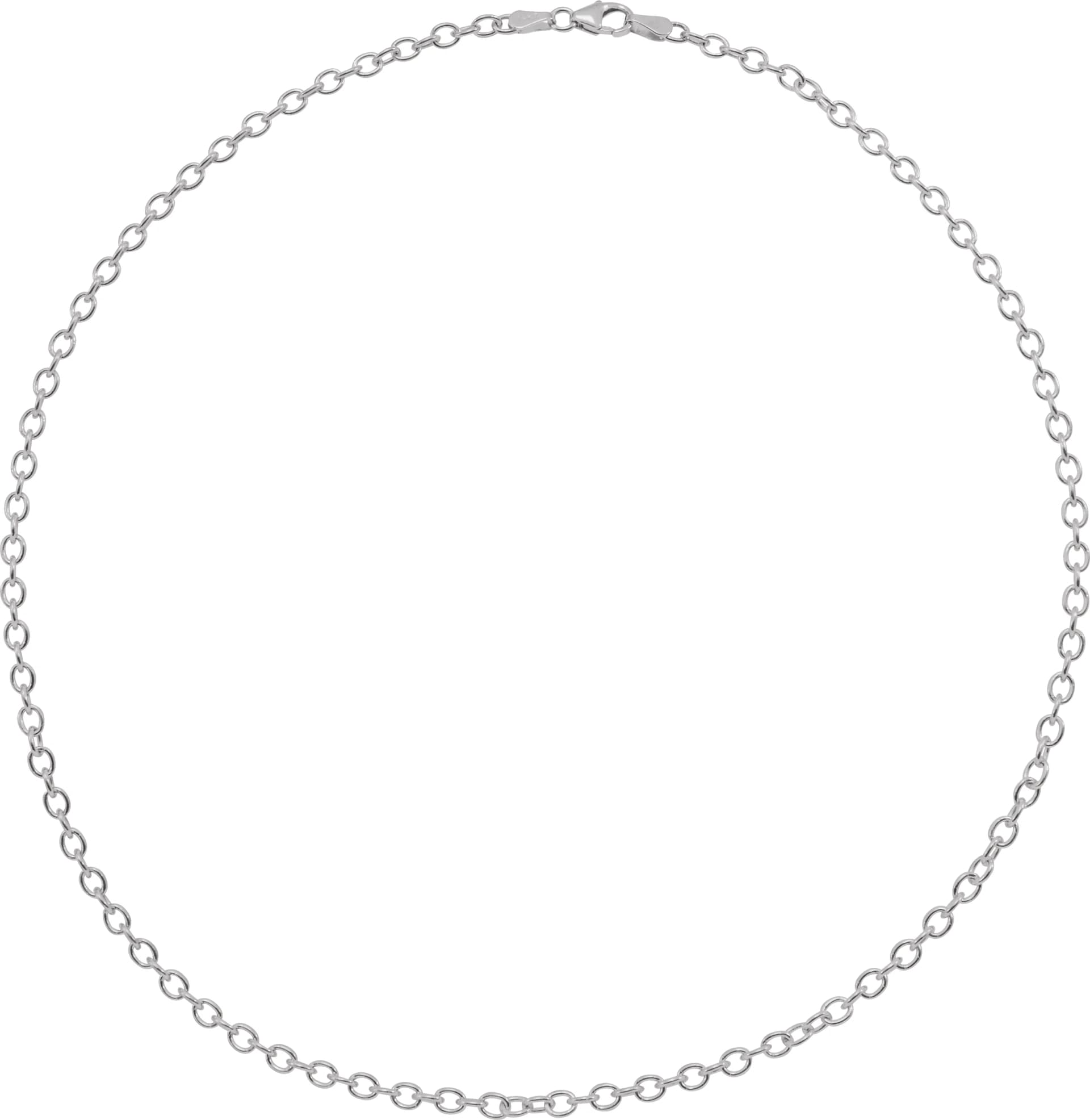 3.25 mm Oval Cable Chain, view 3
