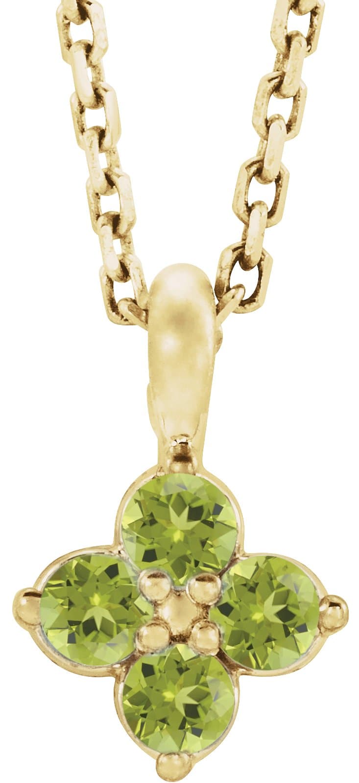 14K Rose Natural Alexandrite Youth 16-18 Necklace