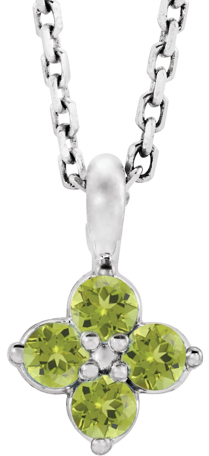 14K Rose Natural Alexandrite Youth 16-18 Necklace