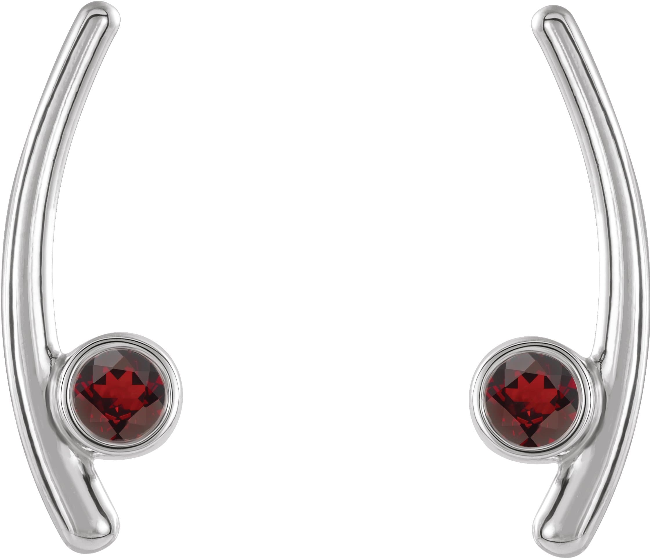 14K Rose 1/5 CTW Natural Diamond Ear Climbers