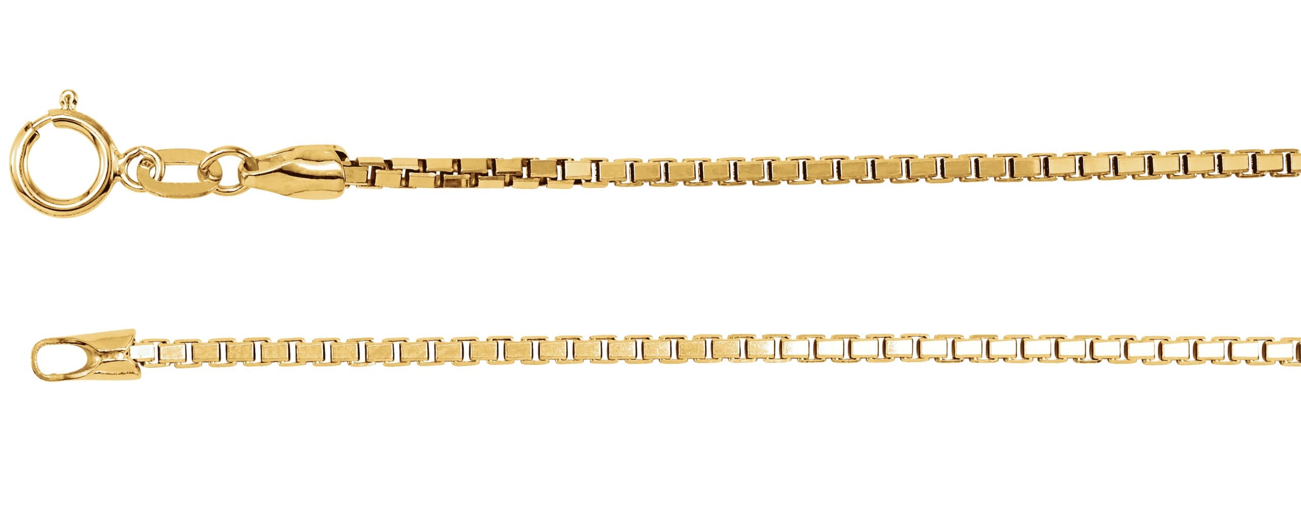 1.75 mm Diamond-Cut Box Chain view 2