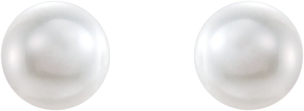Pearl Stud Earrings view 2