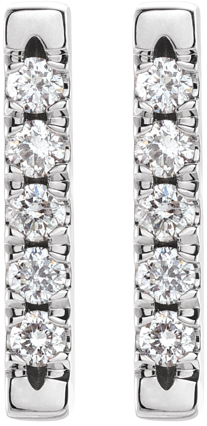 French-Set Bar Earrings view 2