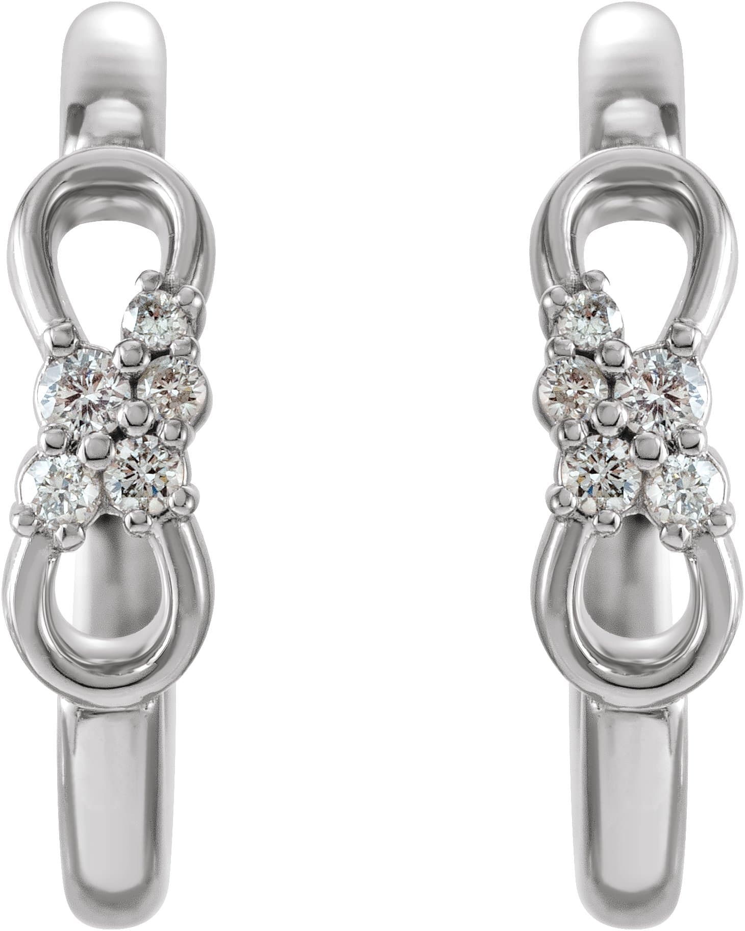 Infinity-Inspired Hoop Earrings view 2