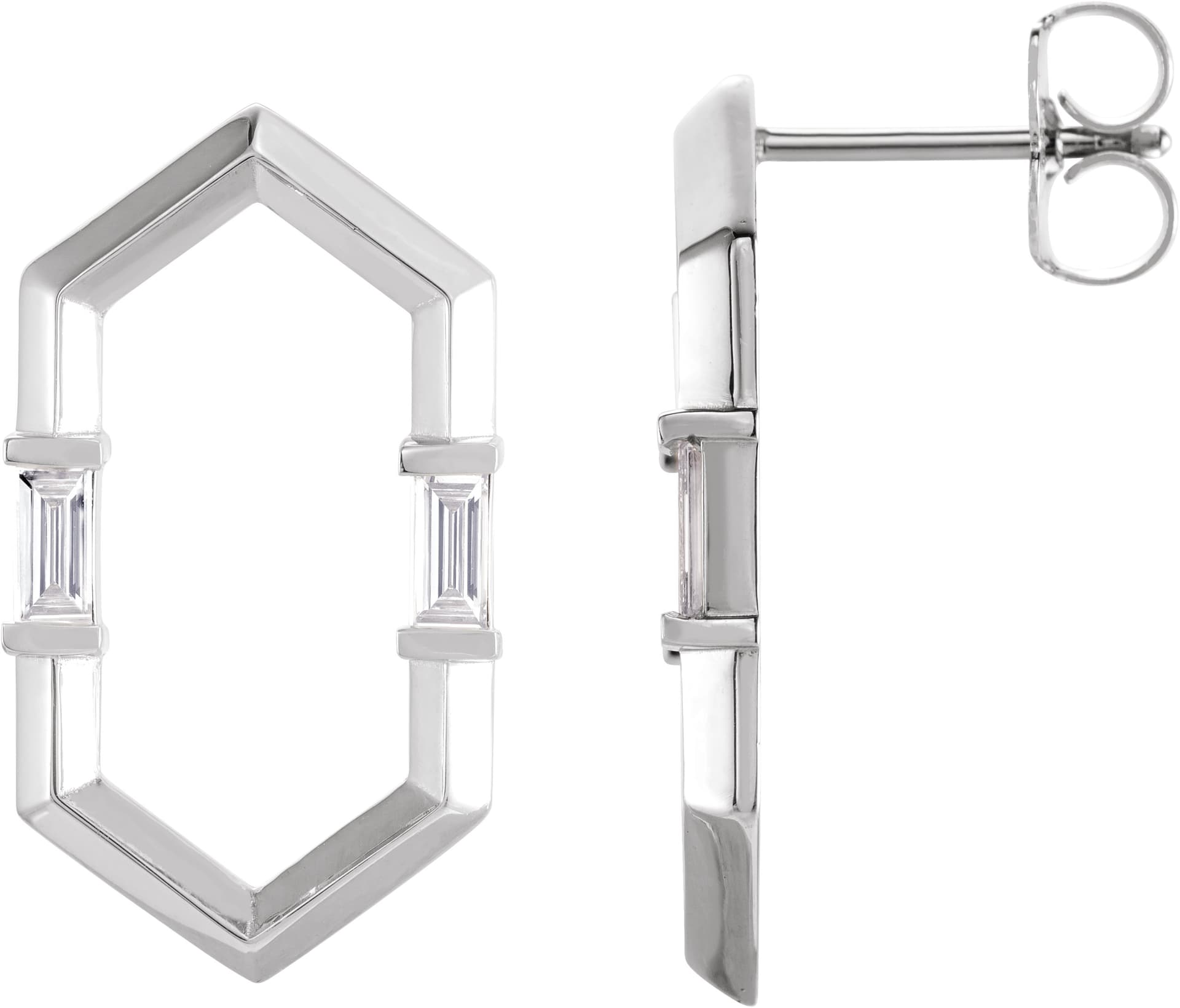Geometric Earrings view 1
