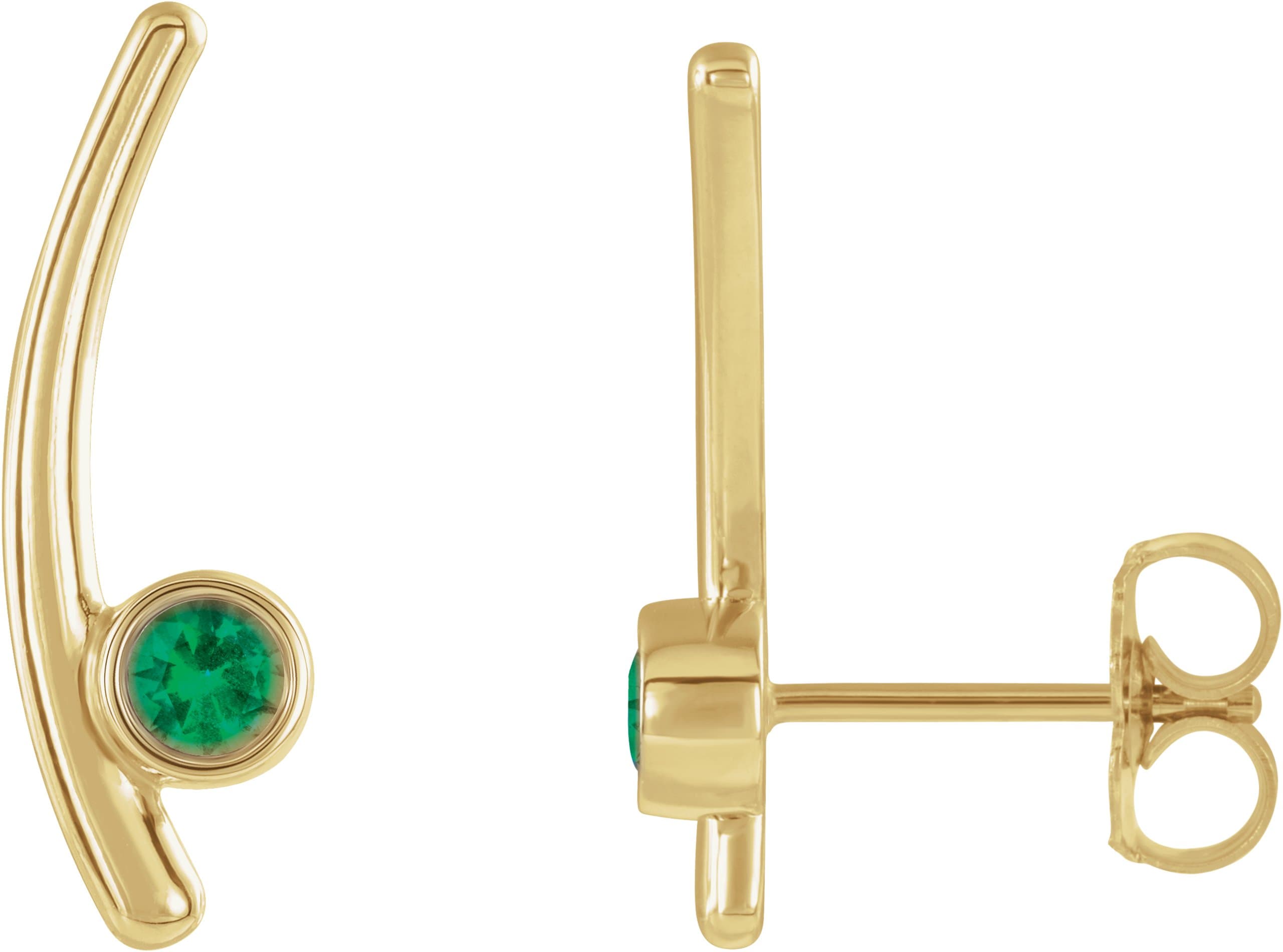 Sterling Silver 1/5 CTW Natural Diamond Ear Climbers