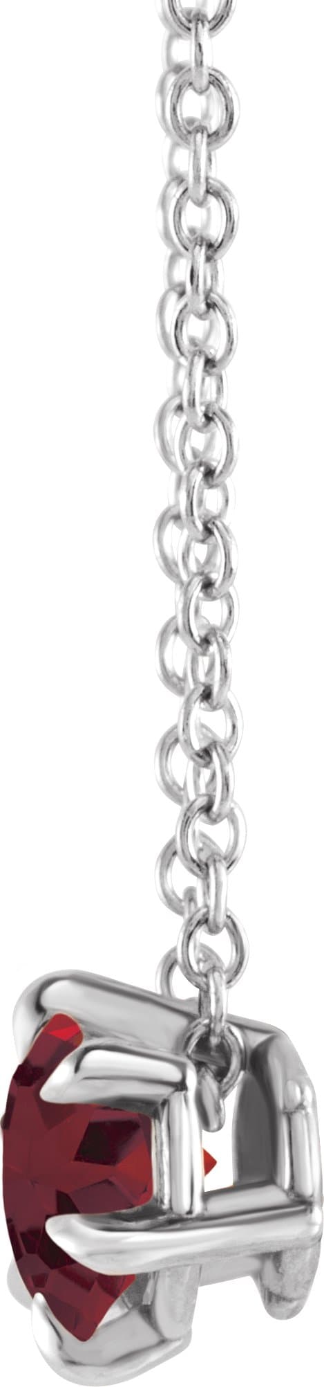 Solitaire Necklace or Slide Pendant view 2