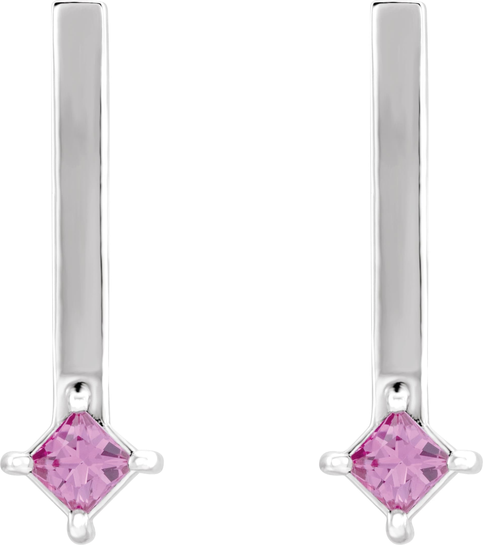 Bar Drop Earrings view 2