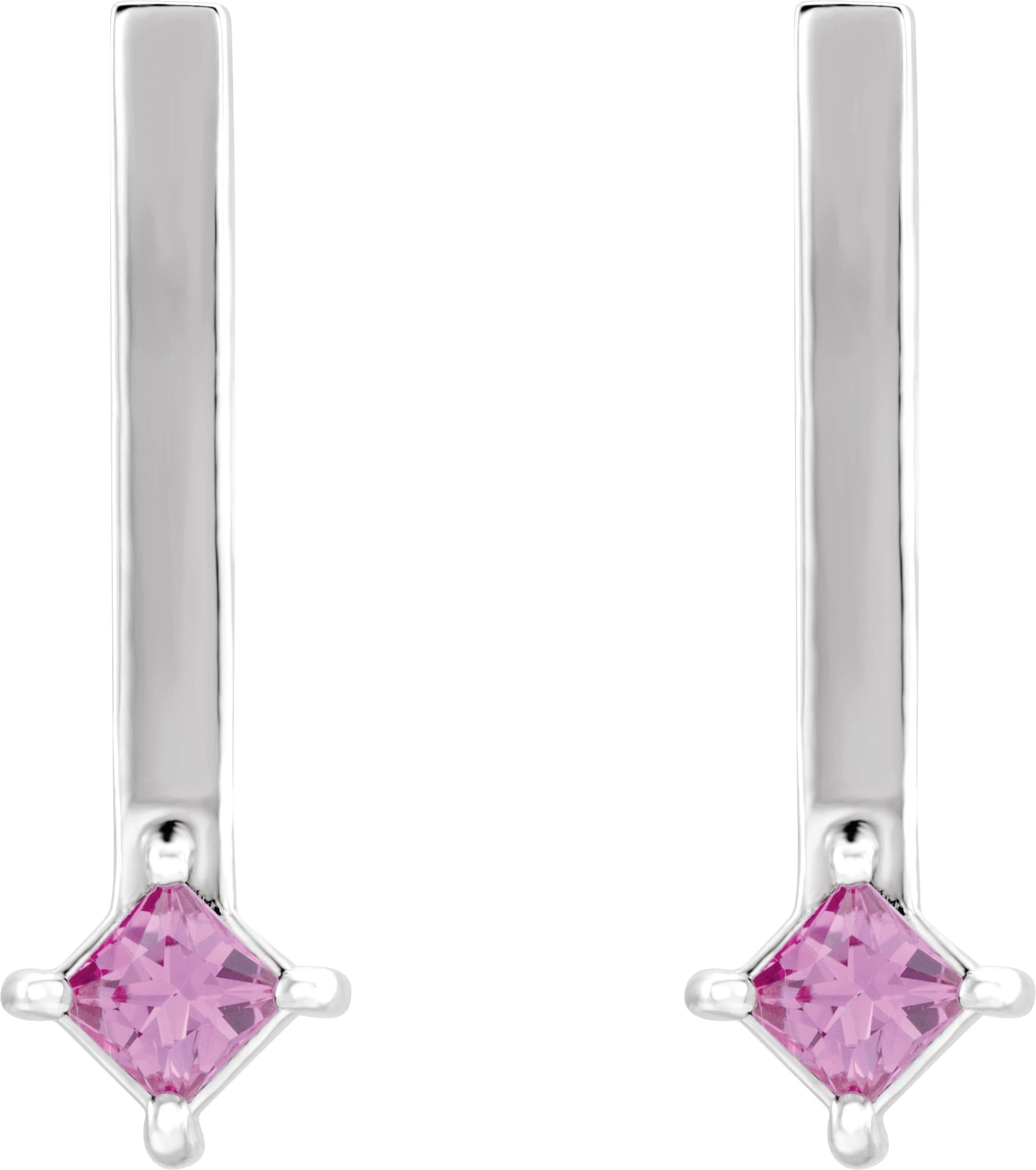Bar Drop Earrings view 2