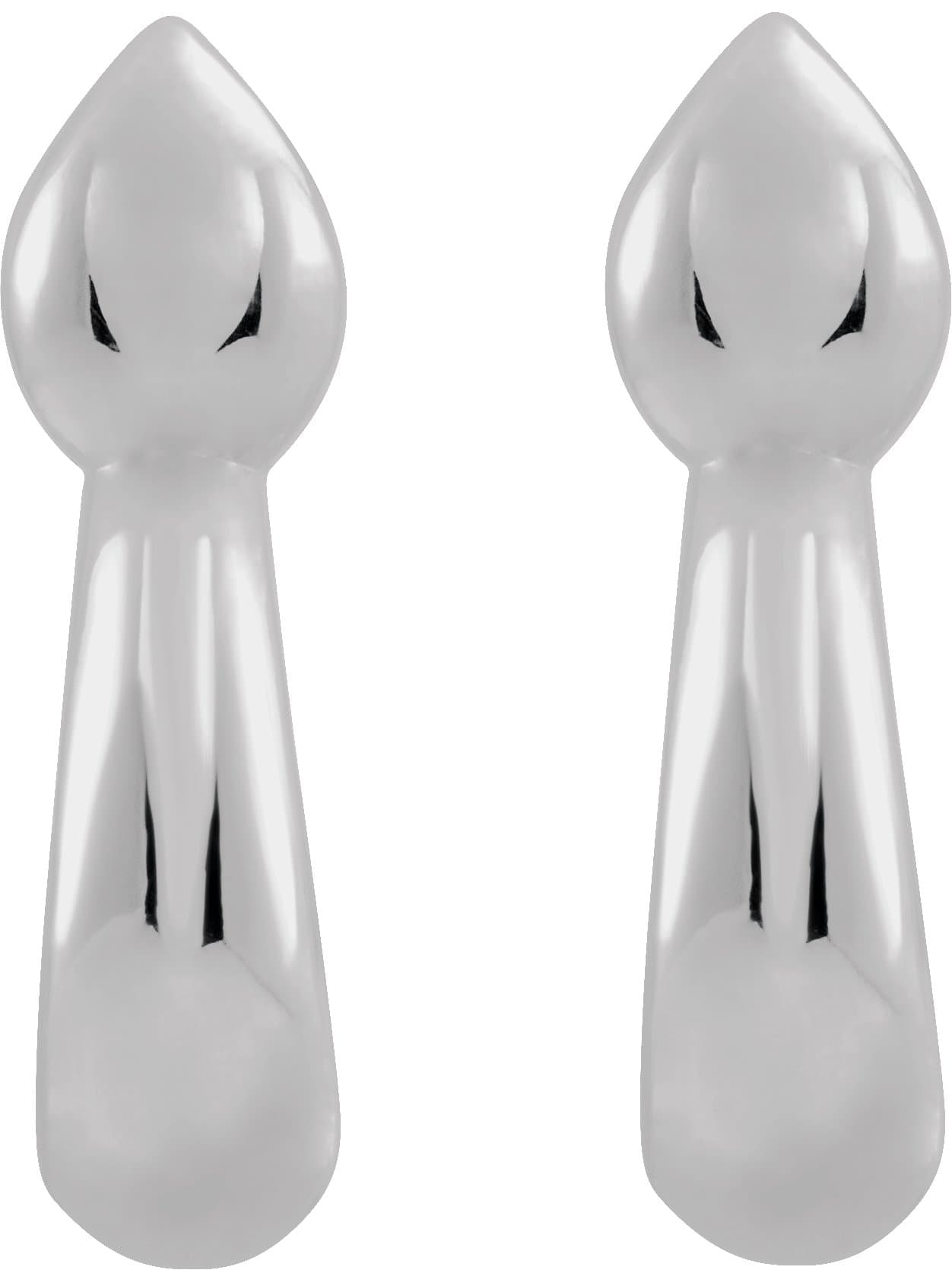 J-Hoop Earrings view 2