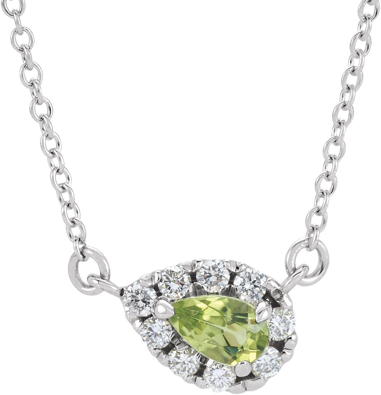 14K Rose 5x3 mm Lab-Grown Alexandrite & 1/8 CTW Natural Diamond 16 Necklace