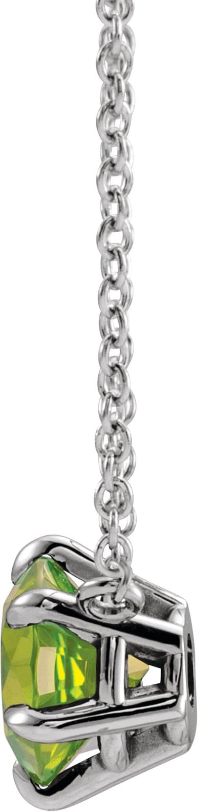 Solitaire Necklace or Center view 2