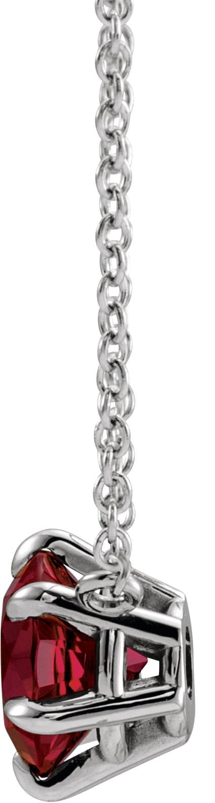 Solitaire Necklace or Center view 2