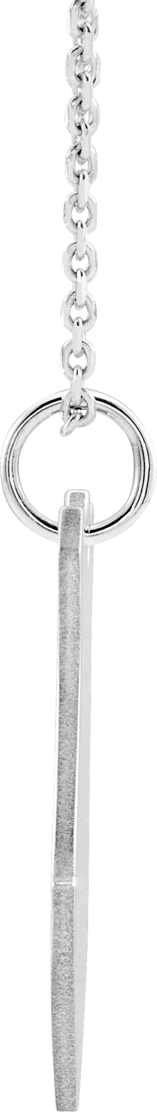 Engravable Shield Necklace, view 4
