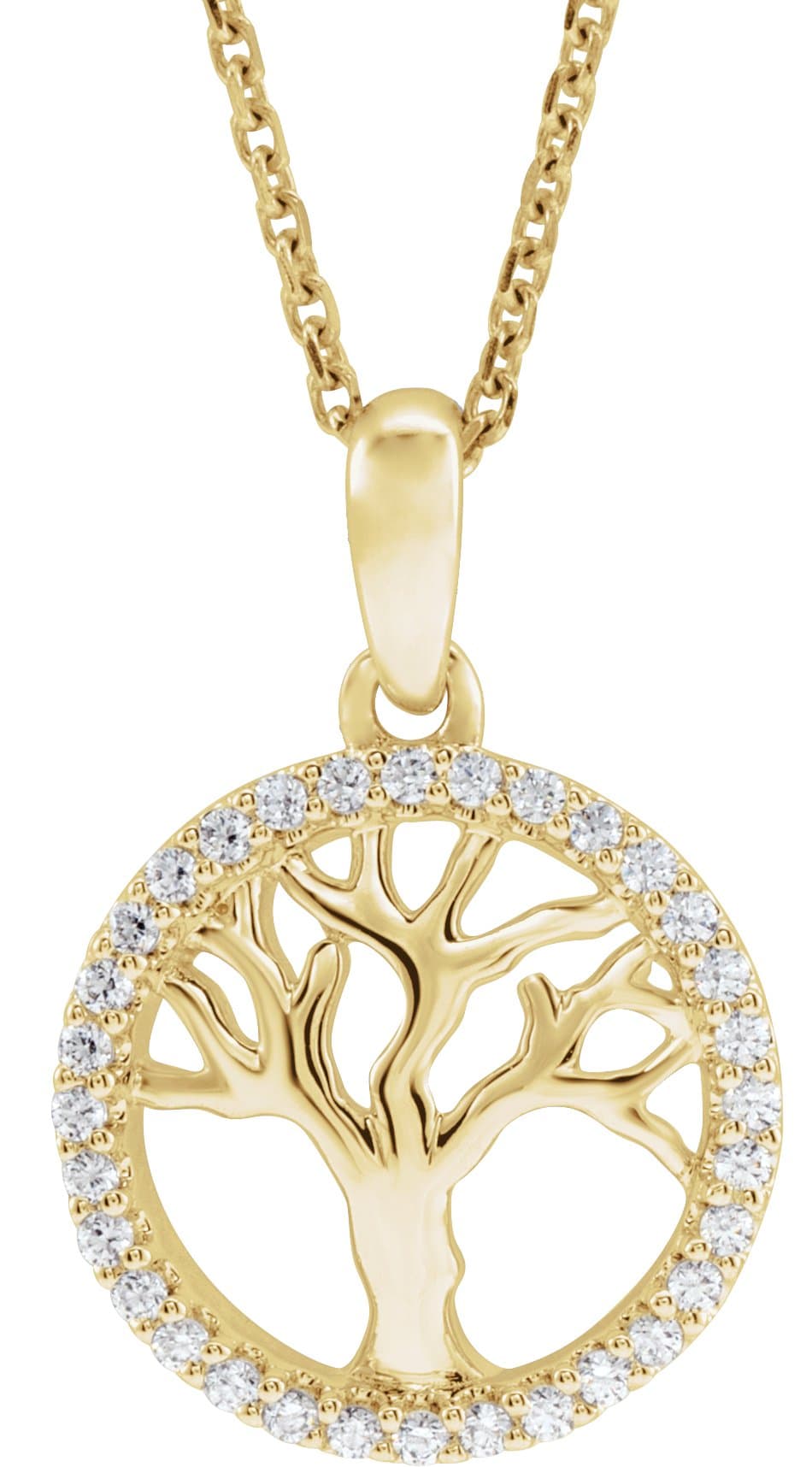 Accented Tree of Life Necklace view 1