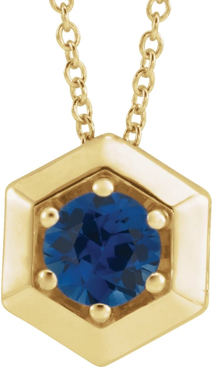 14K White Gold 1/2 CT Natural Diamond Geometric 16-18" Necklace
