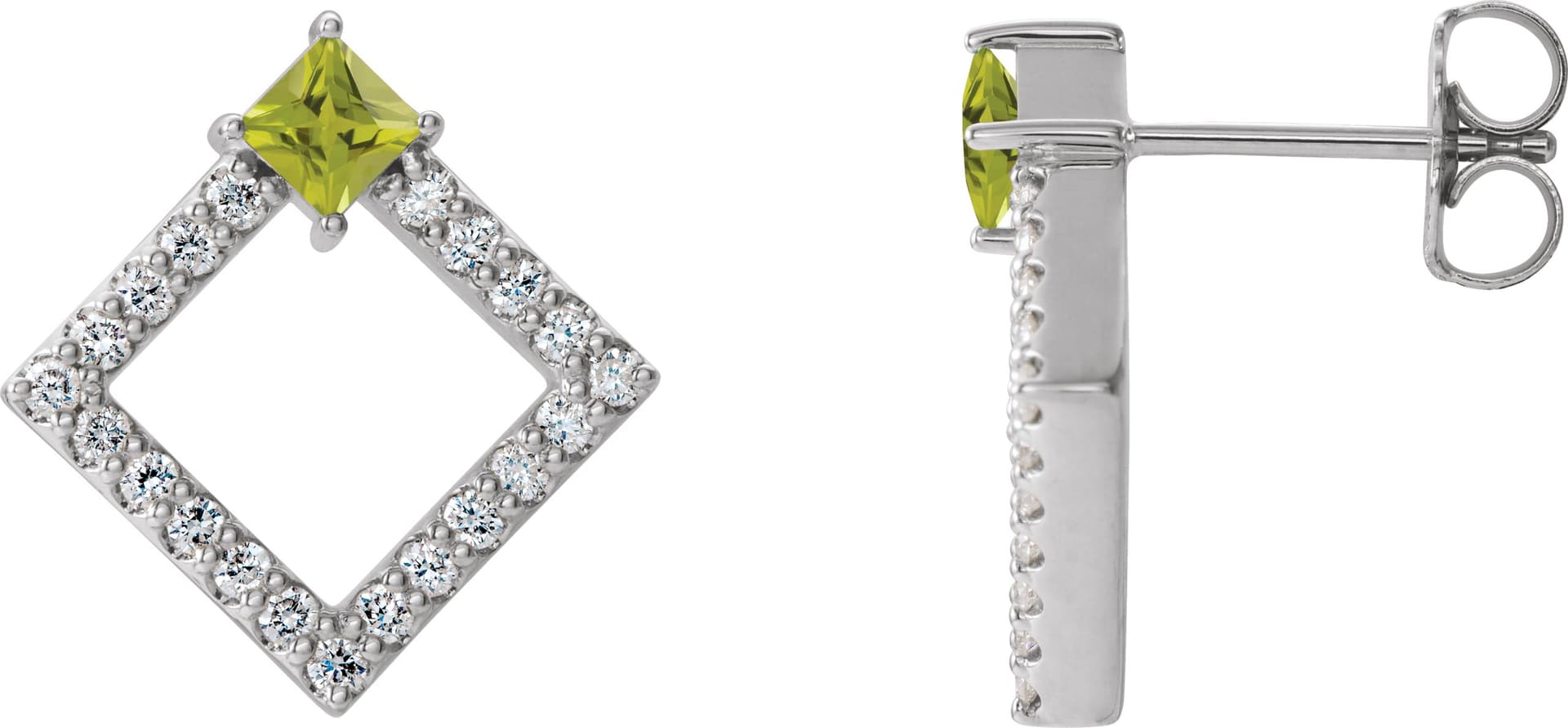 14K Rose 5/8 CTW Natural Diamond Earrings