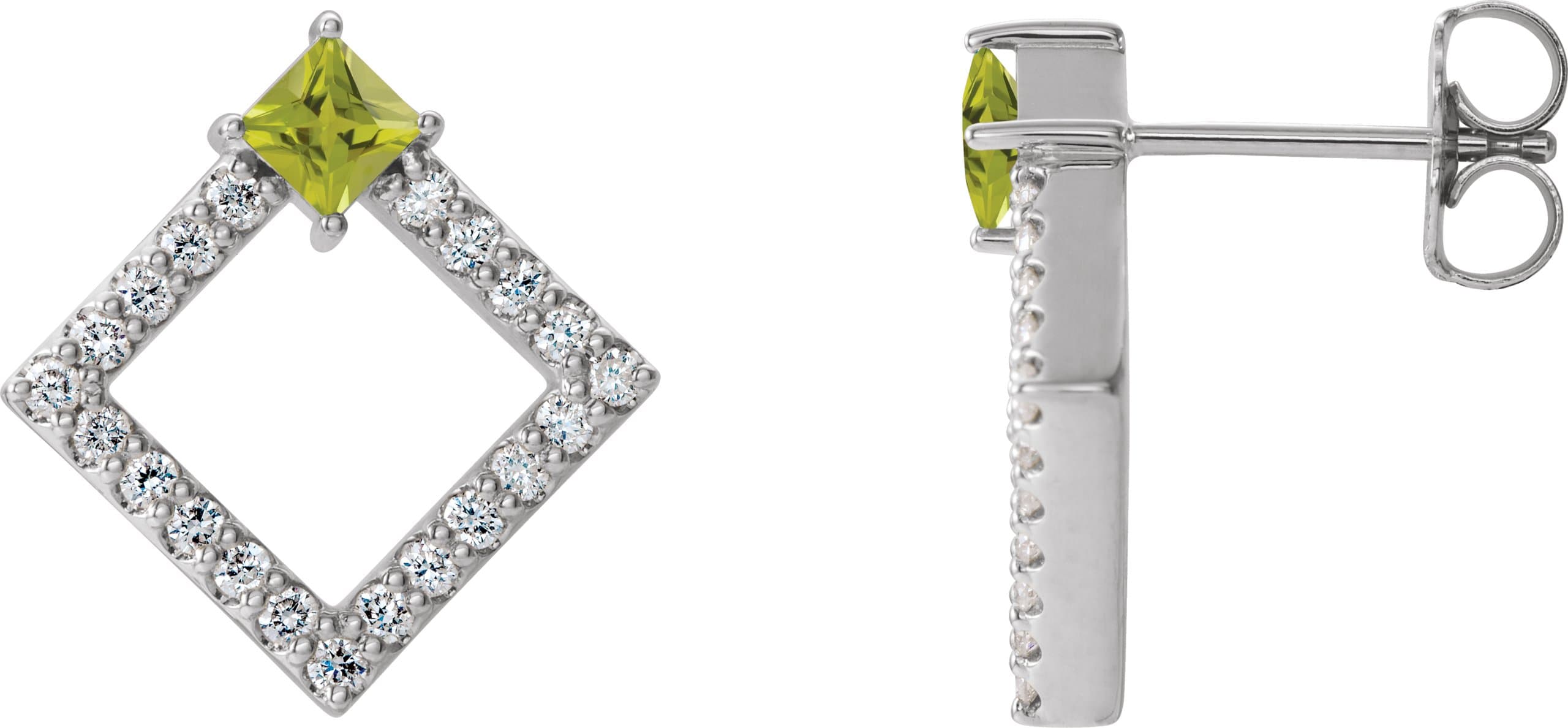 14K Rose 5/8 CTW Natural Diamond Earrings