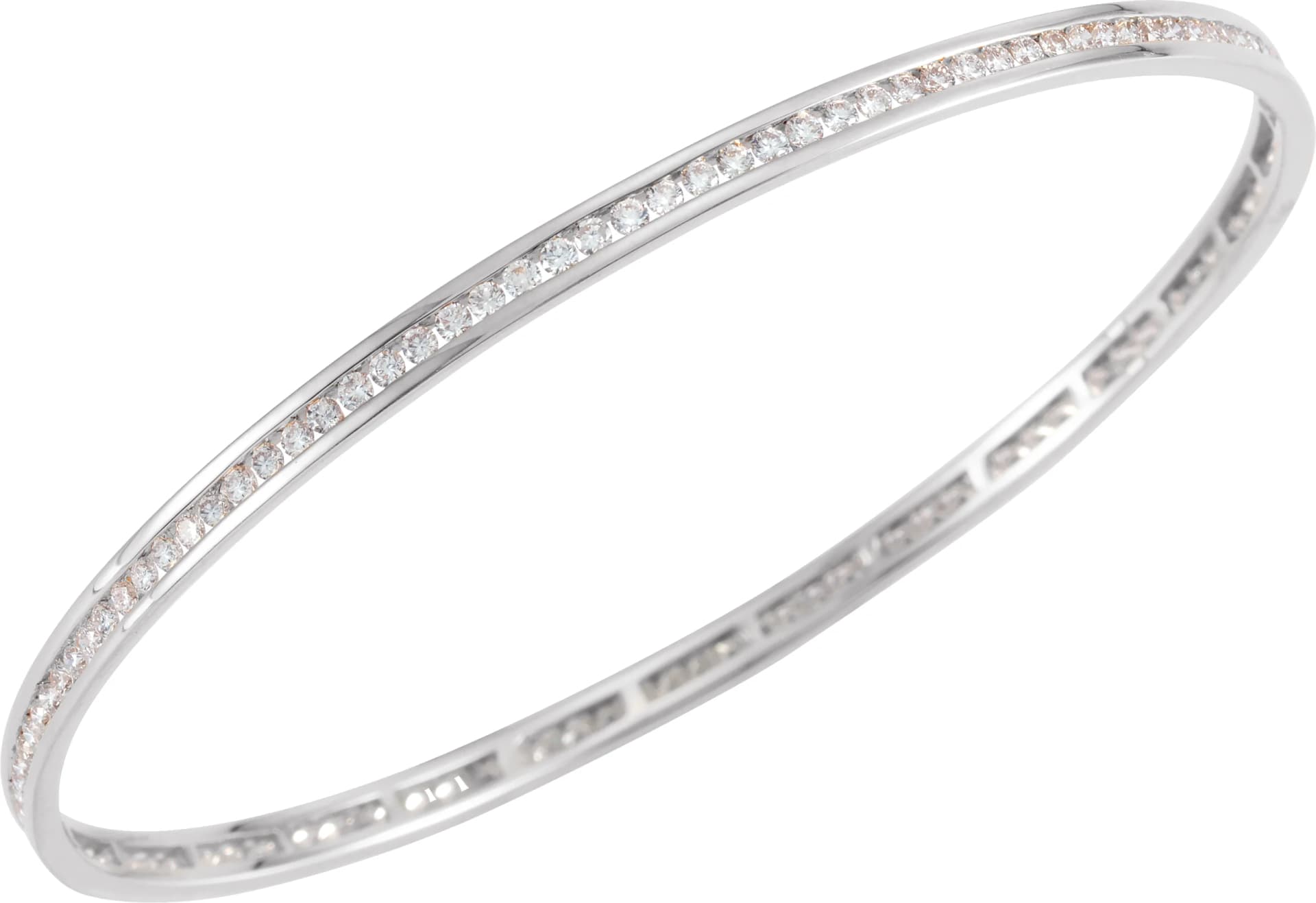 Accented Stackable Bangle Bracelet, view 4