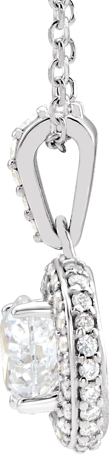 Halo-Style Necklace, view 3