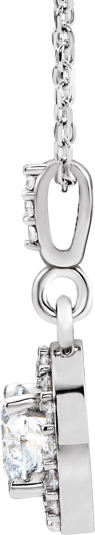 Halo-Style Necklace or Pendant view 2