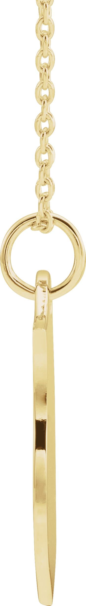 Engravable Shield Necklace or Pendant view 2