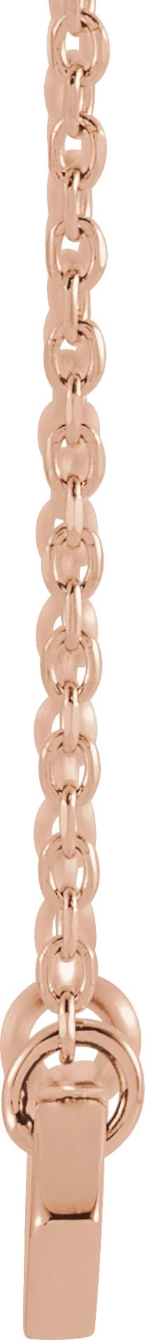 Engravable Geometric Necklace, view 3