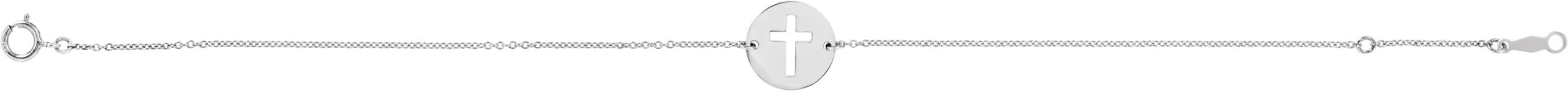 Pierced Cross Disc Bracelet view 2