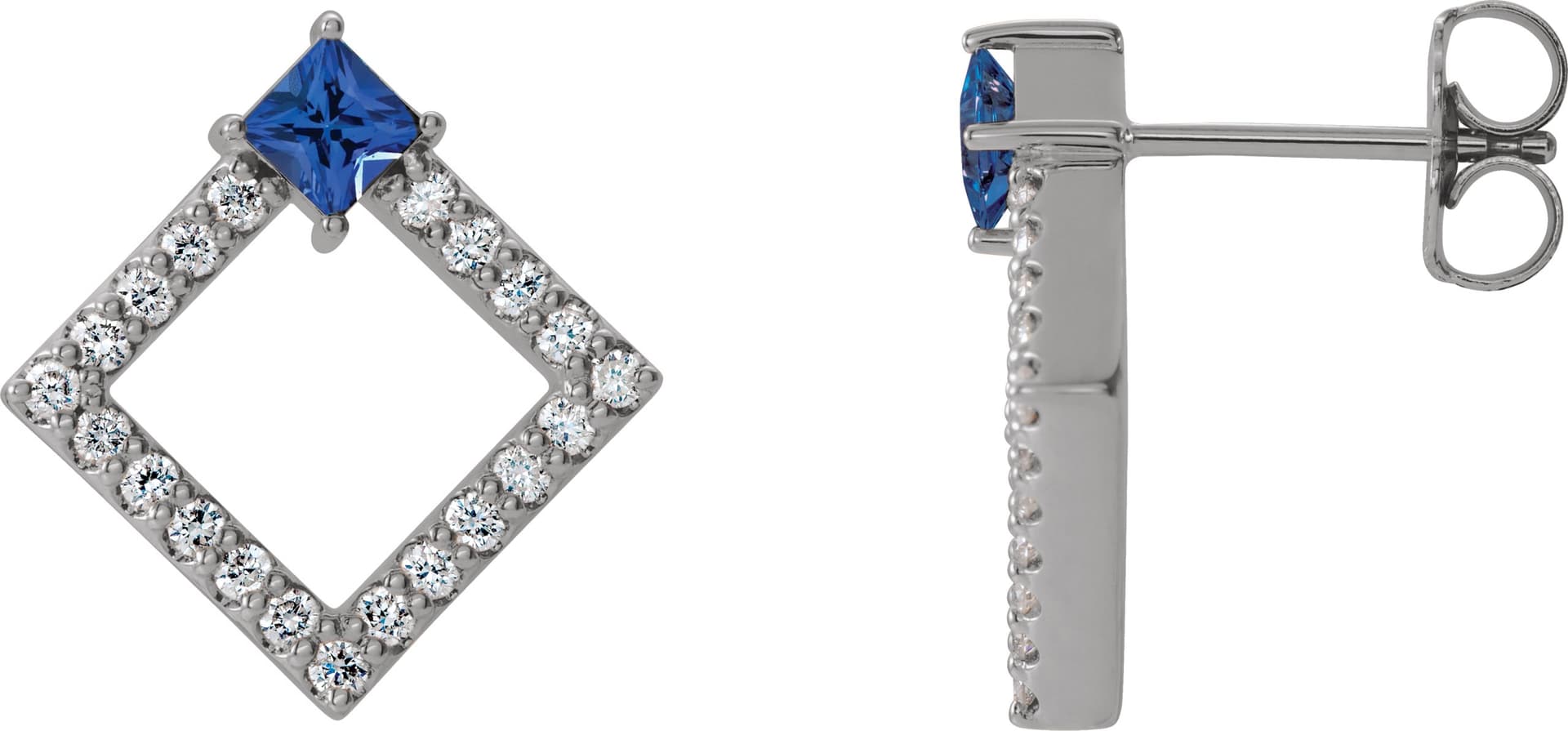 14K Rose 5/8 CTW Natural Diamond Earrings
