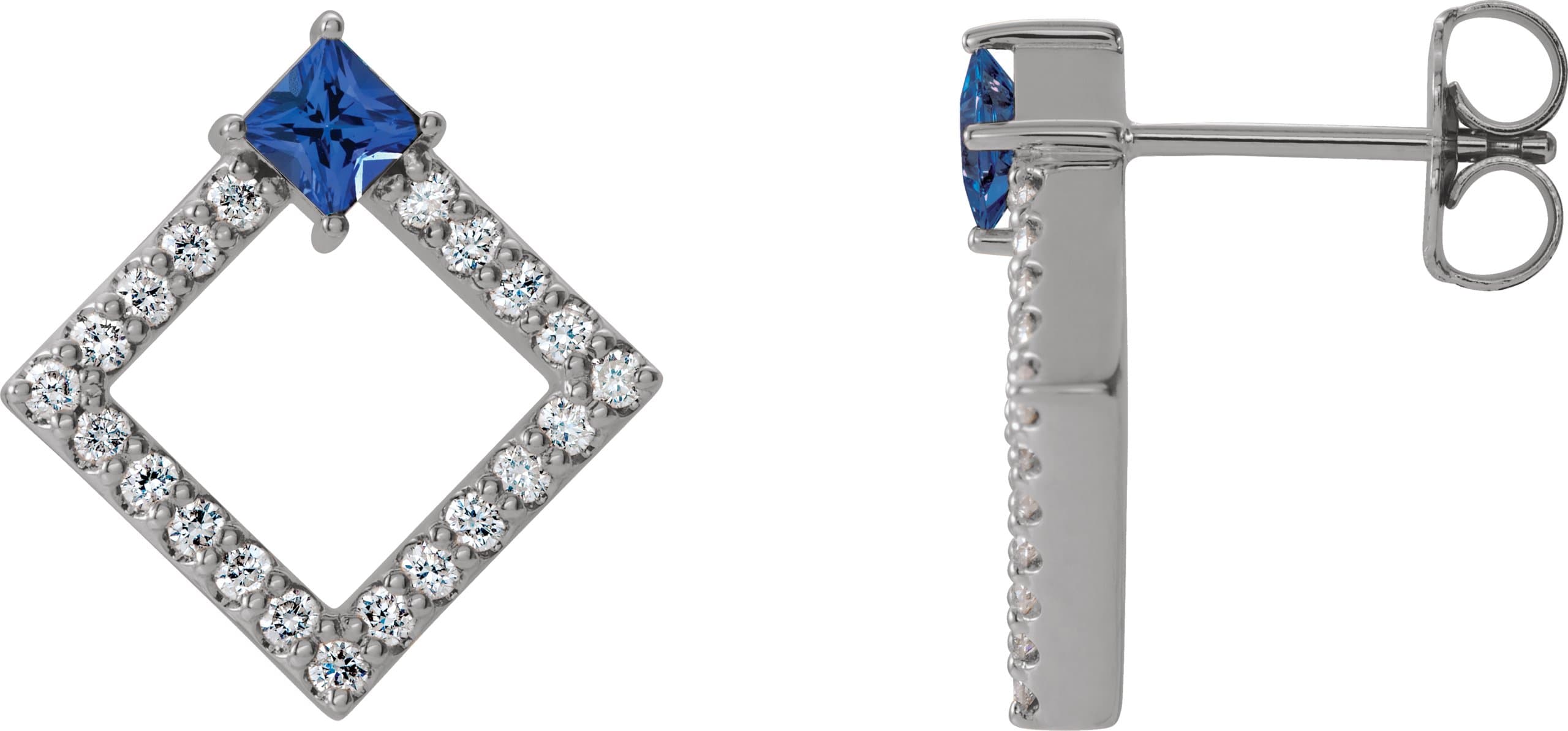 14K Rose 5/8 CTW Natural Diamond Earrings