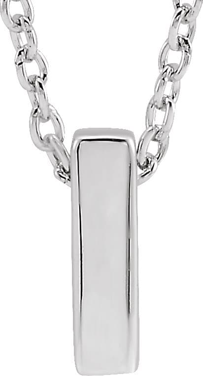 14K Rose Initial C 16-18 Necklace