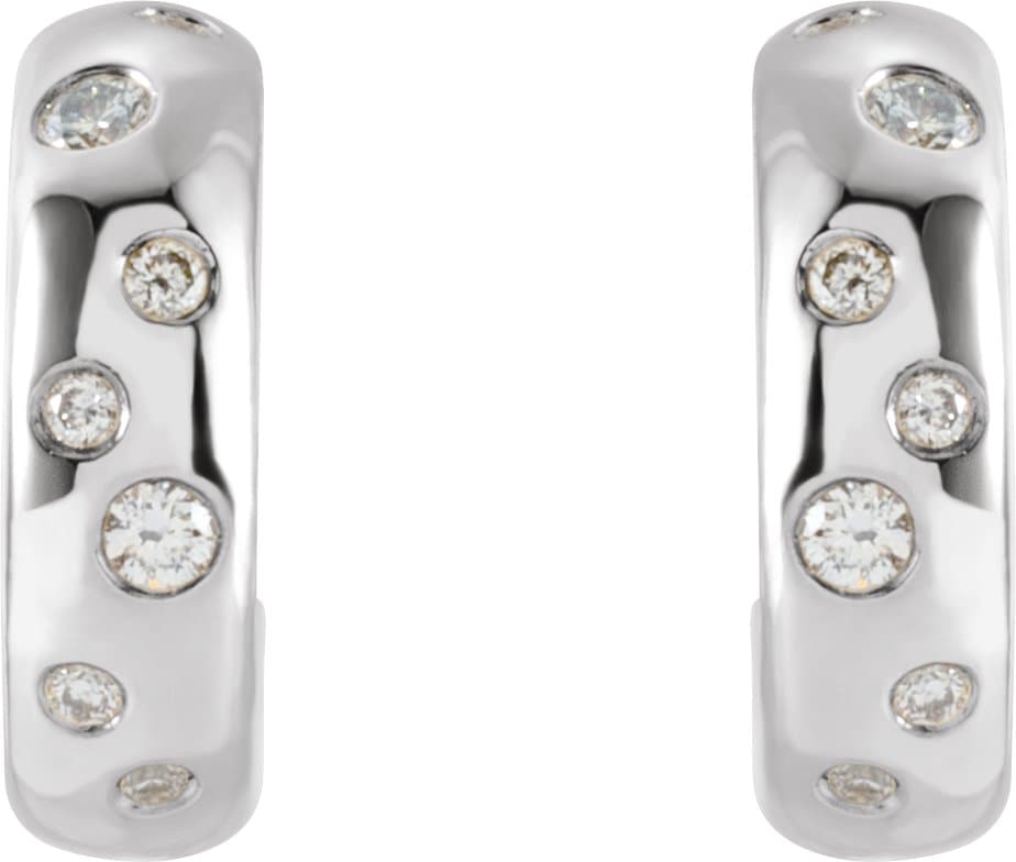 Accented Hoop Earrings view 2