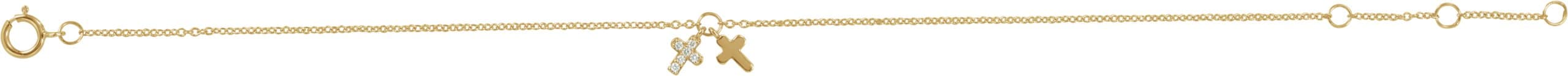 Adjustable Cross Bracelet view 2