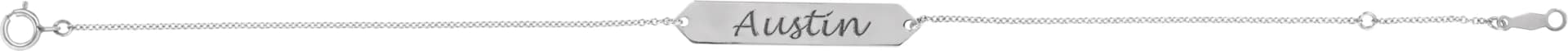 Engravable Geometric Bracelet, view 3