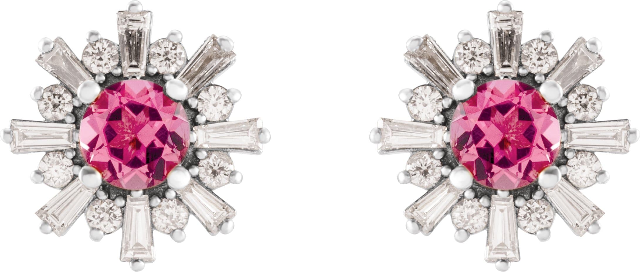 Halo-Style Star Earrings view 2