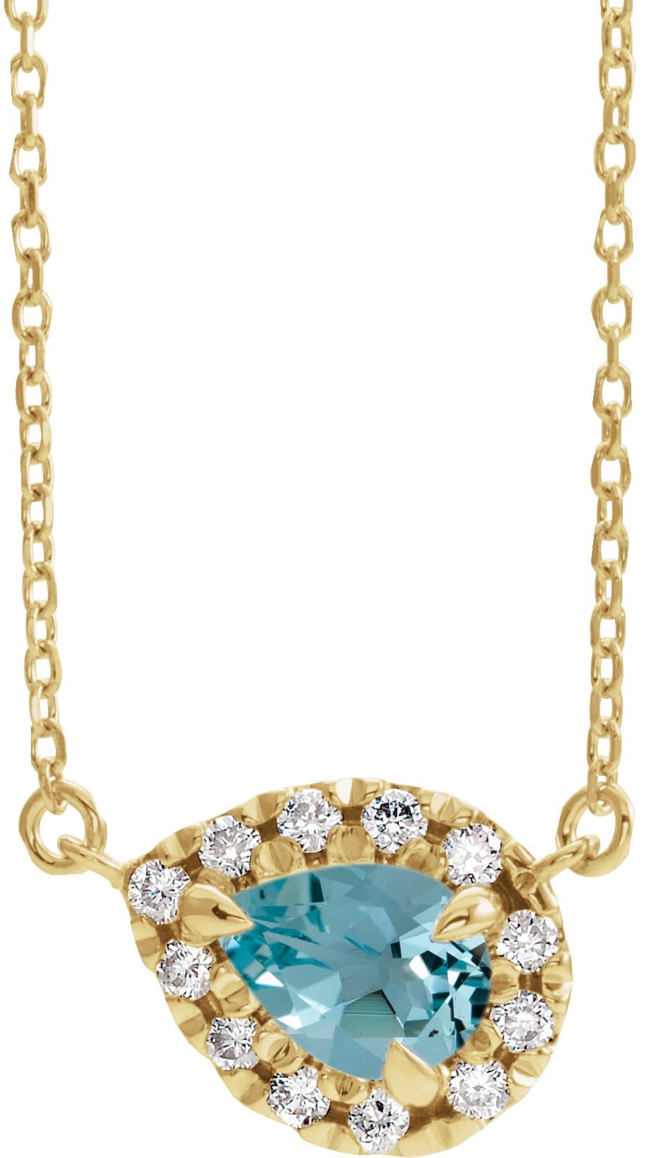 14K Rose 5x3 mm Lab-Grown Alexandrite & 1/8 CTW Natural Diamond 16 Necklace