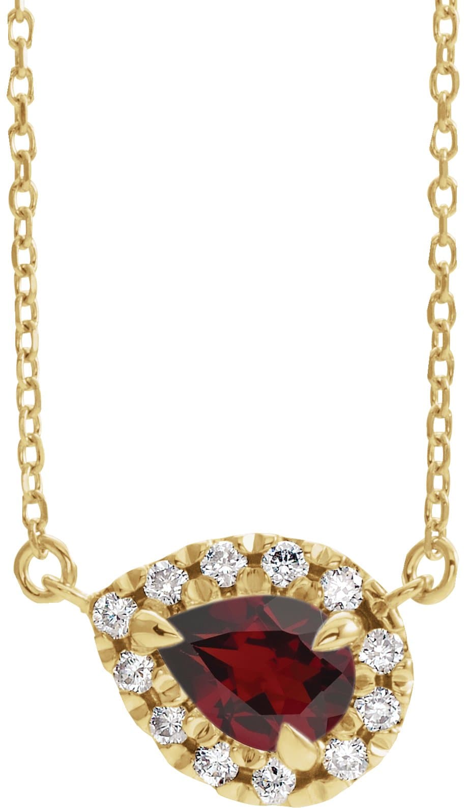 14K Rose 5x3 mm Lab-Grown Alexandrite & 1/8 CTW Natural Diamond 16 Necklace