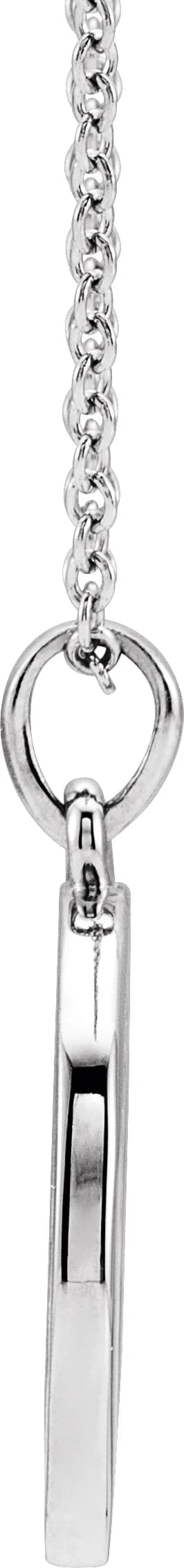 Engravable Halo-Style Necklace, view 3
