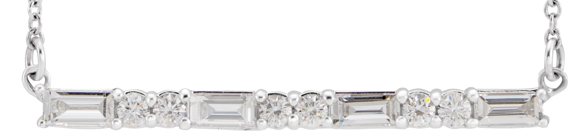 Accented Bar Necklace — view 2