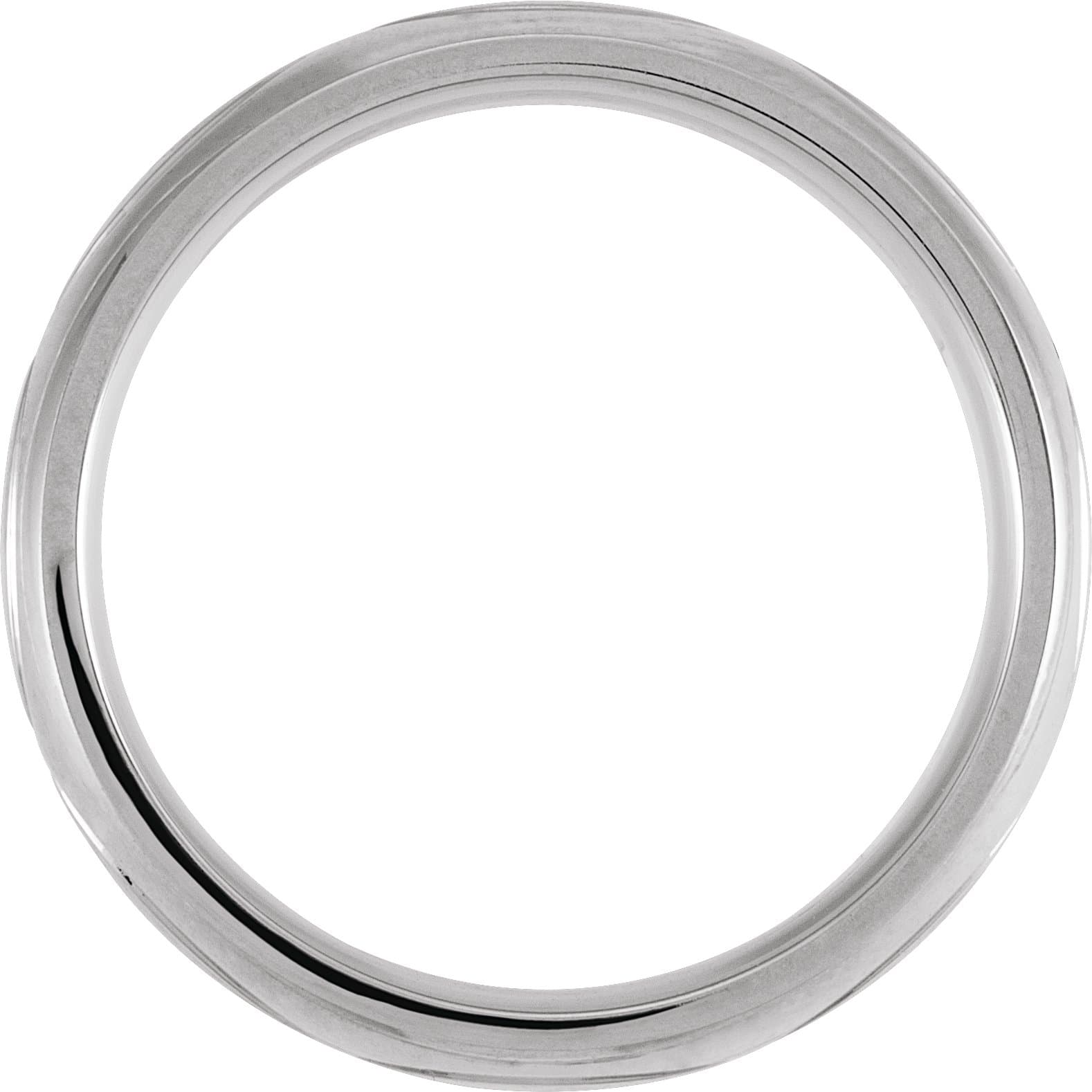 Infinity-Inspired Comfort-Fit Half Round Band view 2