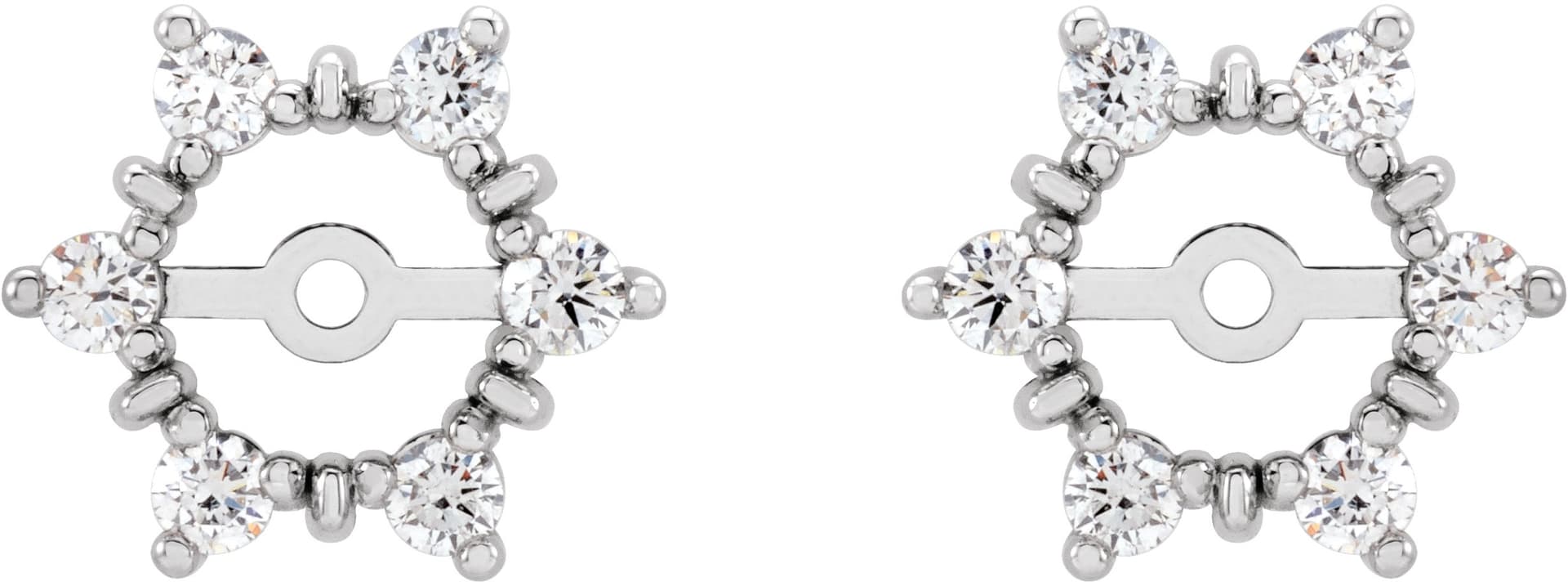 Halo-Style Earring Jackets view 2