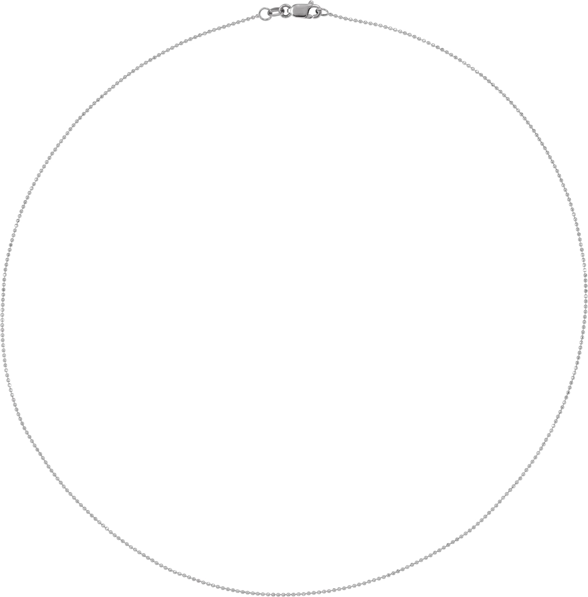 1 mm Diamond-Cut Bead Chain, view 3