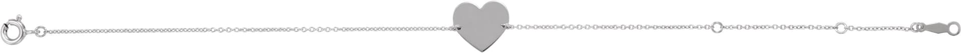 Engravable Heart Bracelet view 3
