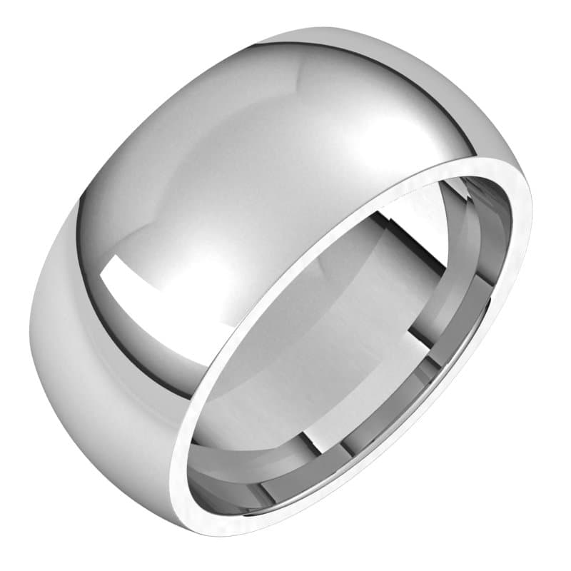 10K Rose 4 mm Comfort-Fit Half Round Band Size 10