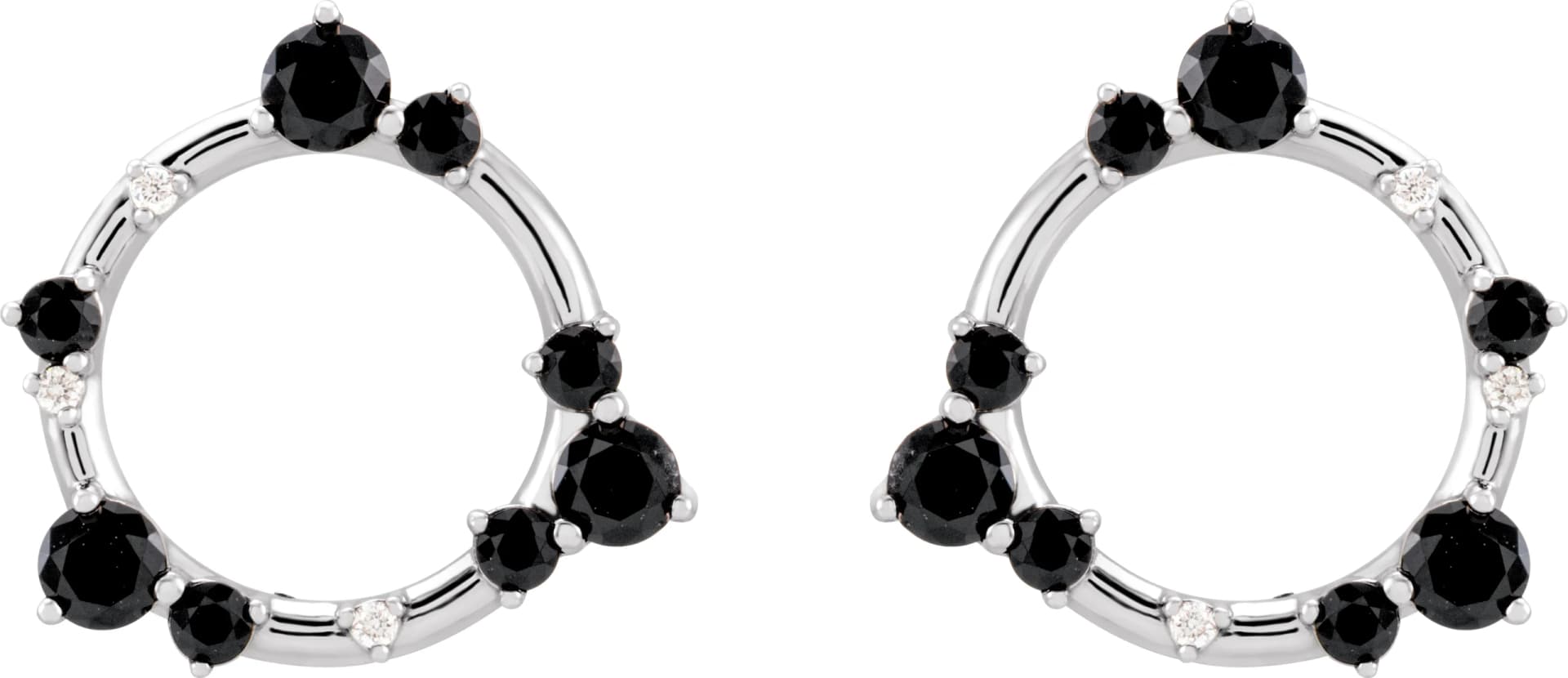 Circle Earrings, view 3