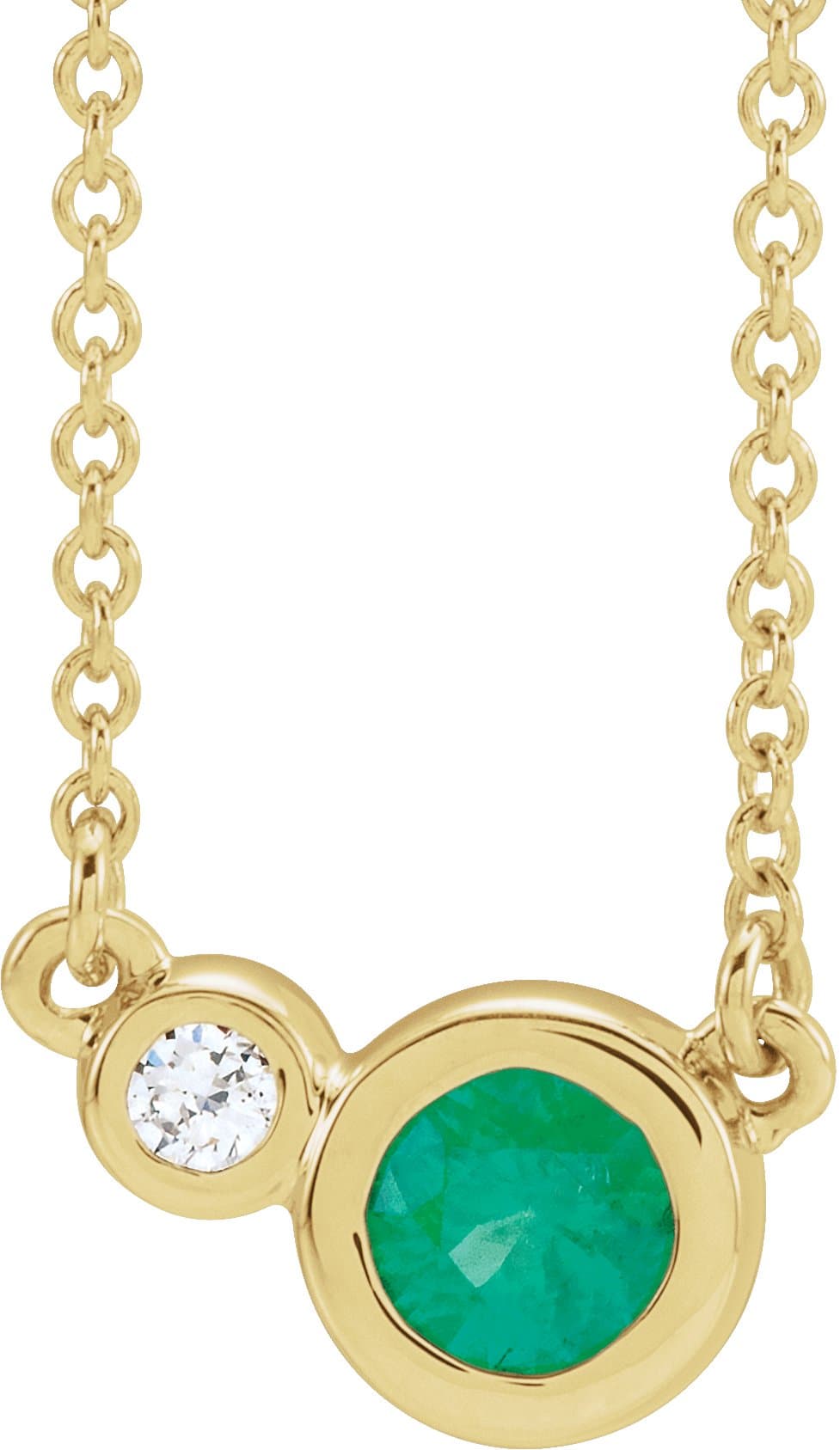 14K Rose 1/4 CTW Natural Diamond 16 Necklace