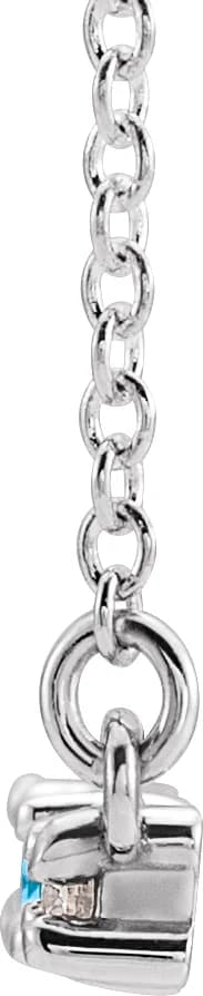 Accented Bar Necklace, view 3