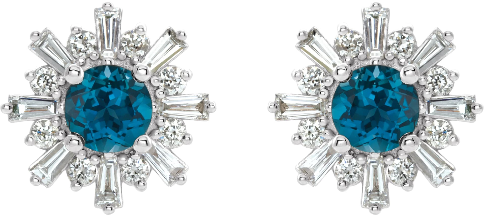 Halo-Style Star Earrings — view 3